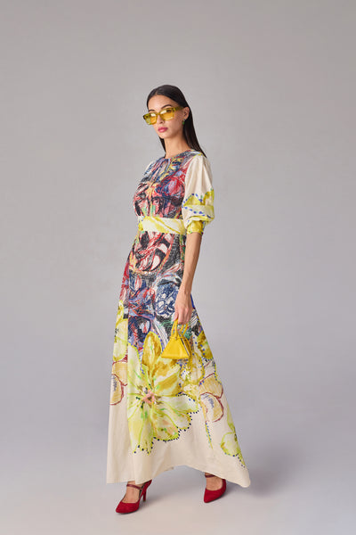 Saaksha & Kinni Daisy Dress indian designer wear online shopping melange singapore