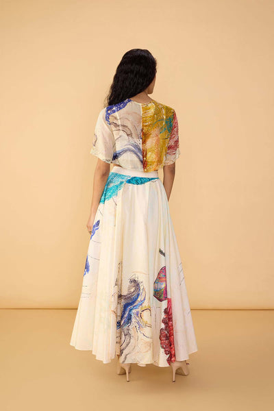 Saaksha & Kinni Dracy Skirt indian designer wear online shopping melange singapore 
