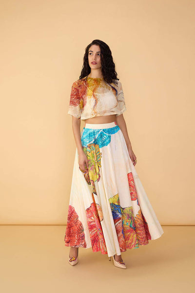 Saaksha & Kinni Dracy Skirt indian designer wear online shopping melange singapore 