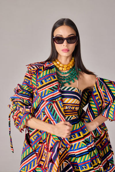 Saaksha & Kinni Effie Coat indian designer wear online shopping melange singapore