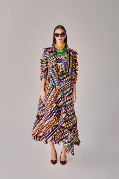 Saaksha & Kinni Effie Coat indian designer wear online shopping melange singapore