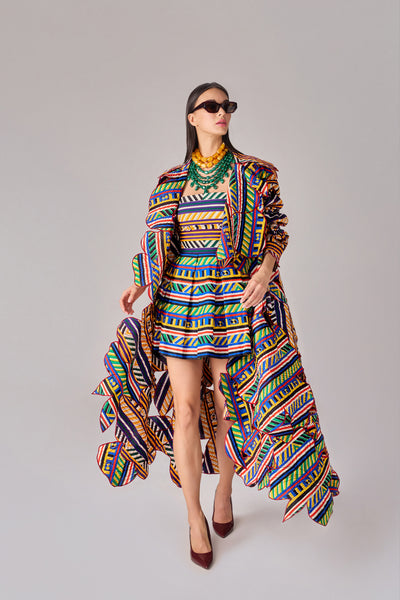 Saaksha & Kinni Effie Coat indian designer wear online shopping melange singapore