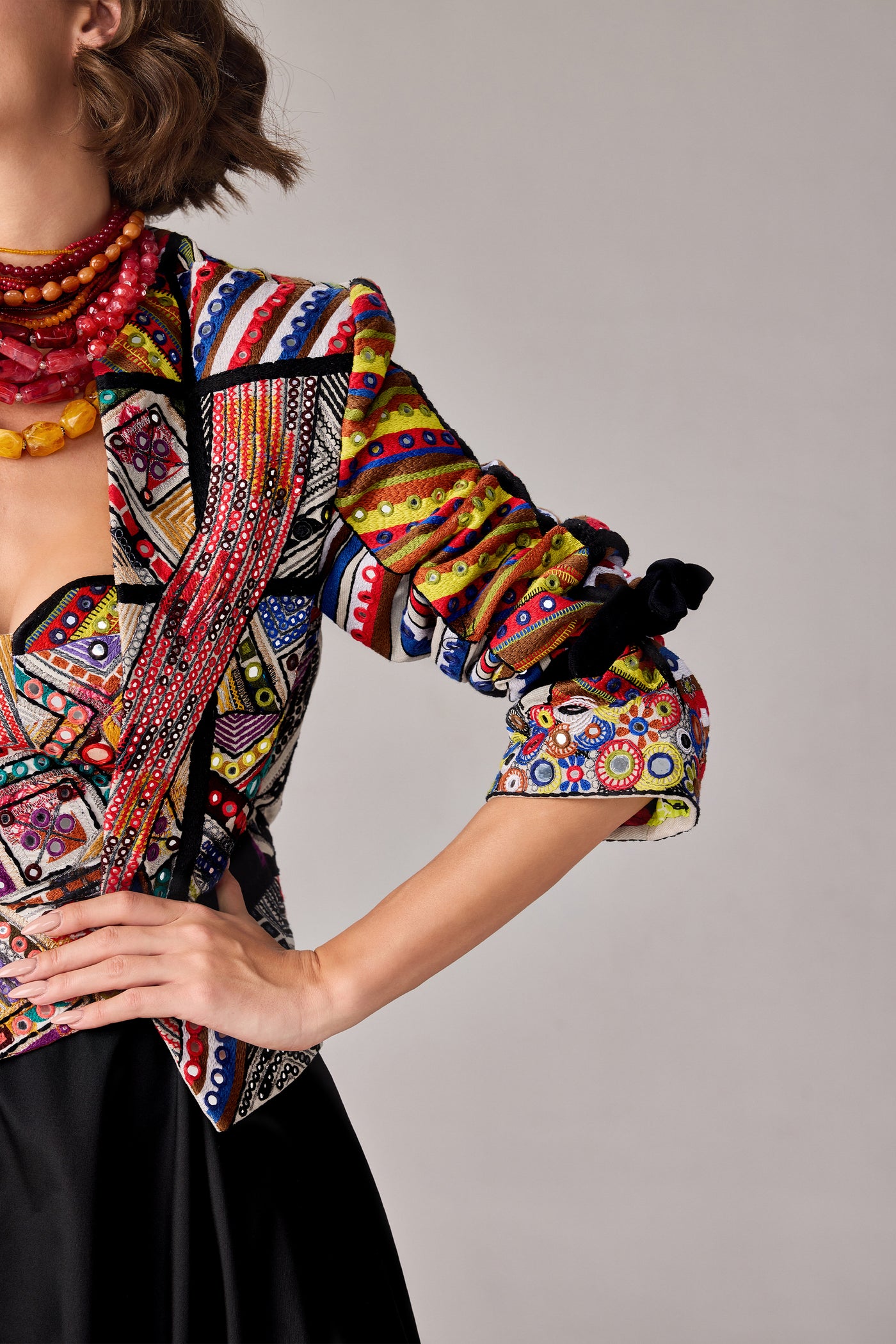 Saaksha & Kinni Elvira Jacket indian designer wear online shopping melange singapore