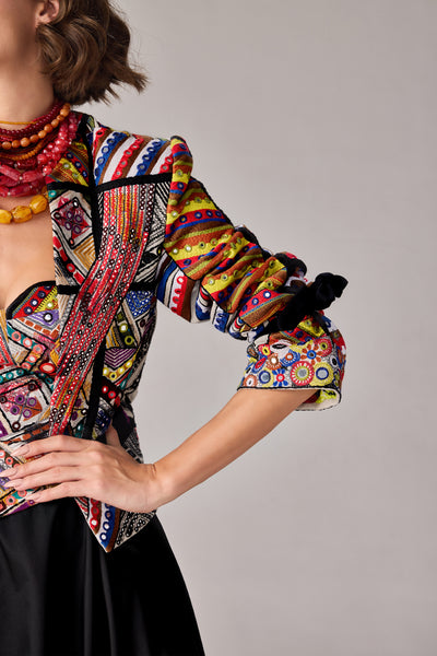 Saaksha & Kinni Elvira Jacket indian designer wear online shopping melange singapore