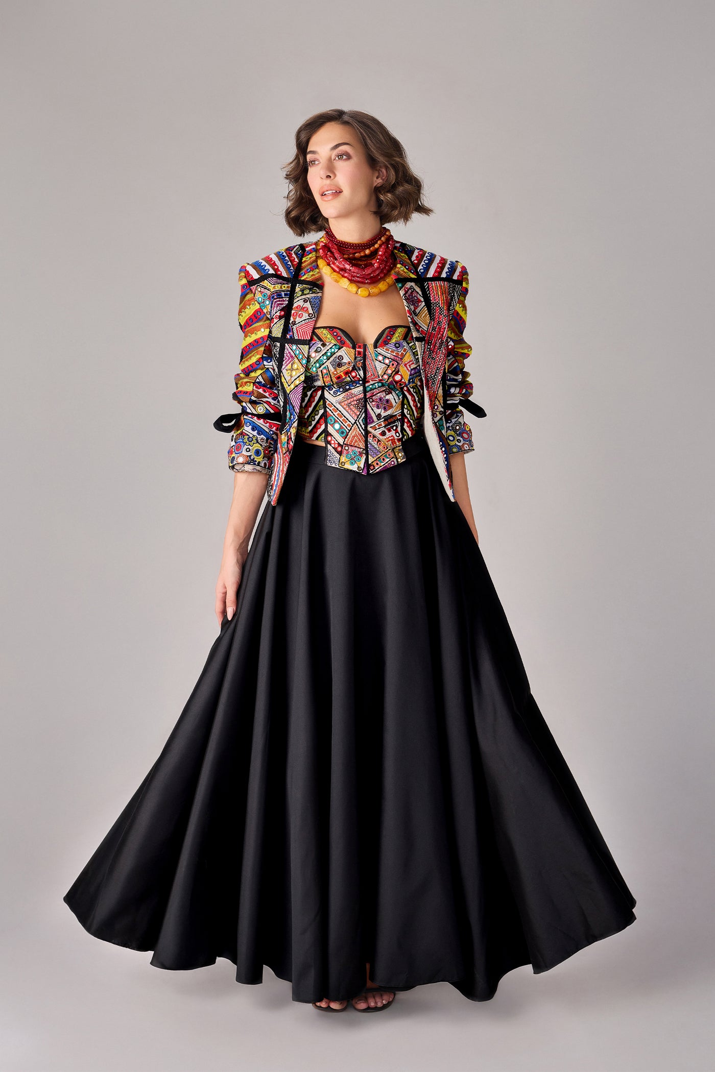 Saaksha & Kinni Elvira Jacket indian designer wear online shopping melange singapore