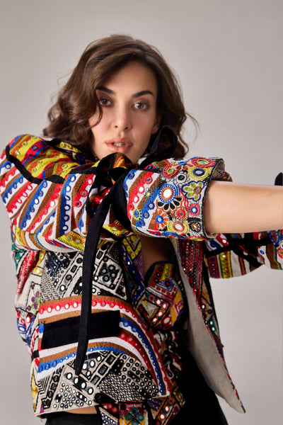 Saaksha & Kinni Elvira Jacket indian designer wear online shopping melange singapore