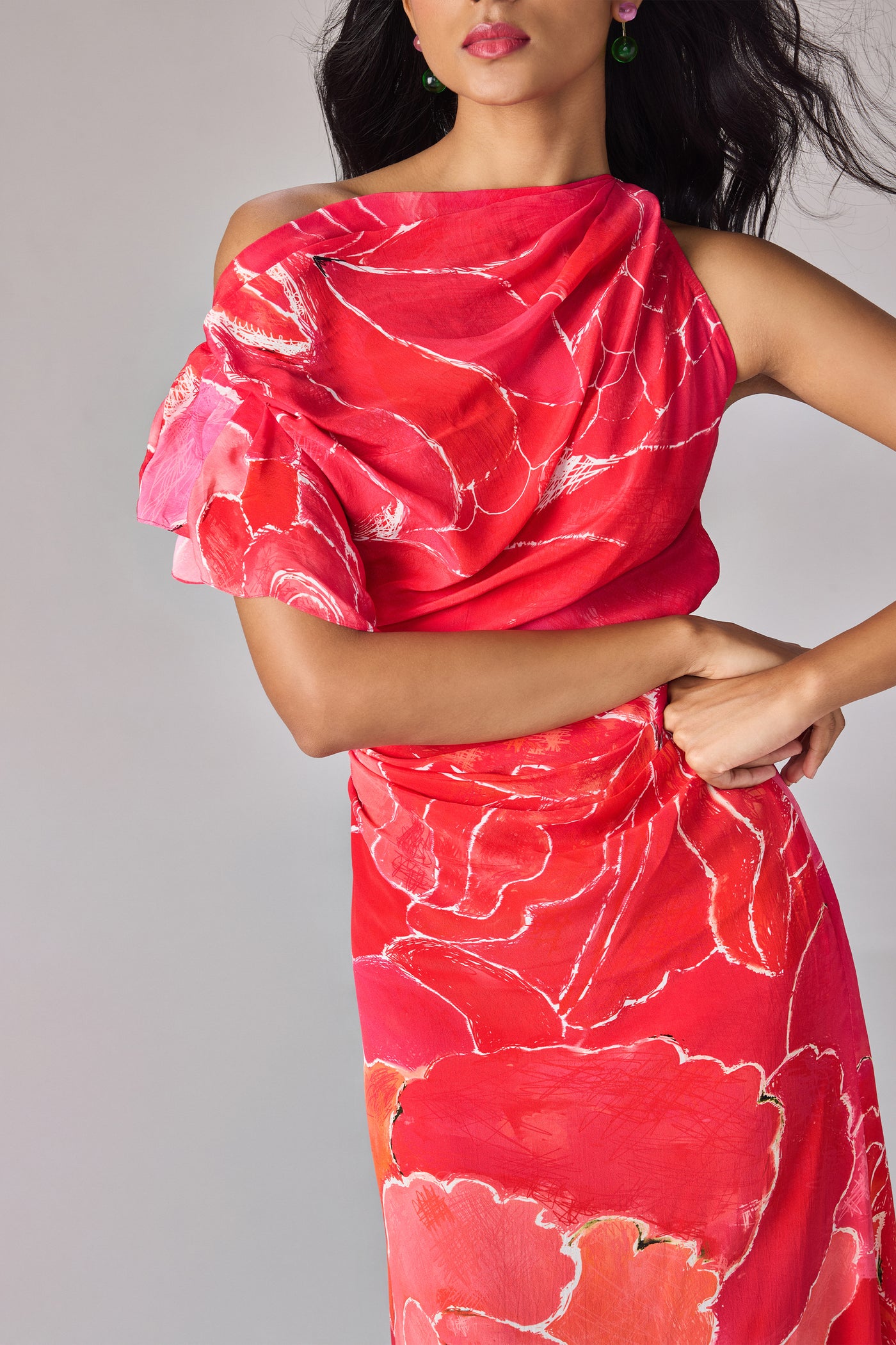 Saaksha & Kinni Emberly Dress indian designer wear online shopping melange singapore