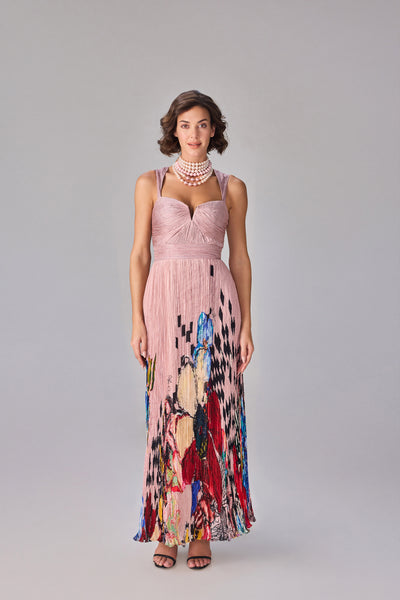 Saaksha & Kinni Emma Dress Multi indian designer wear online shopping melange singapore