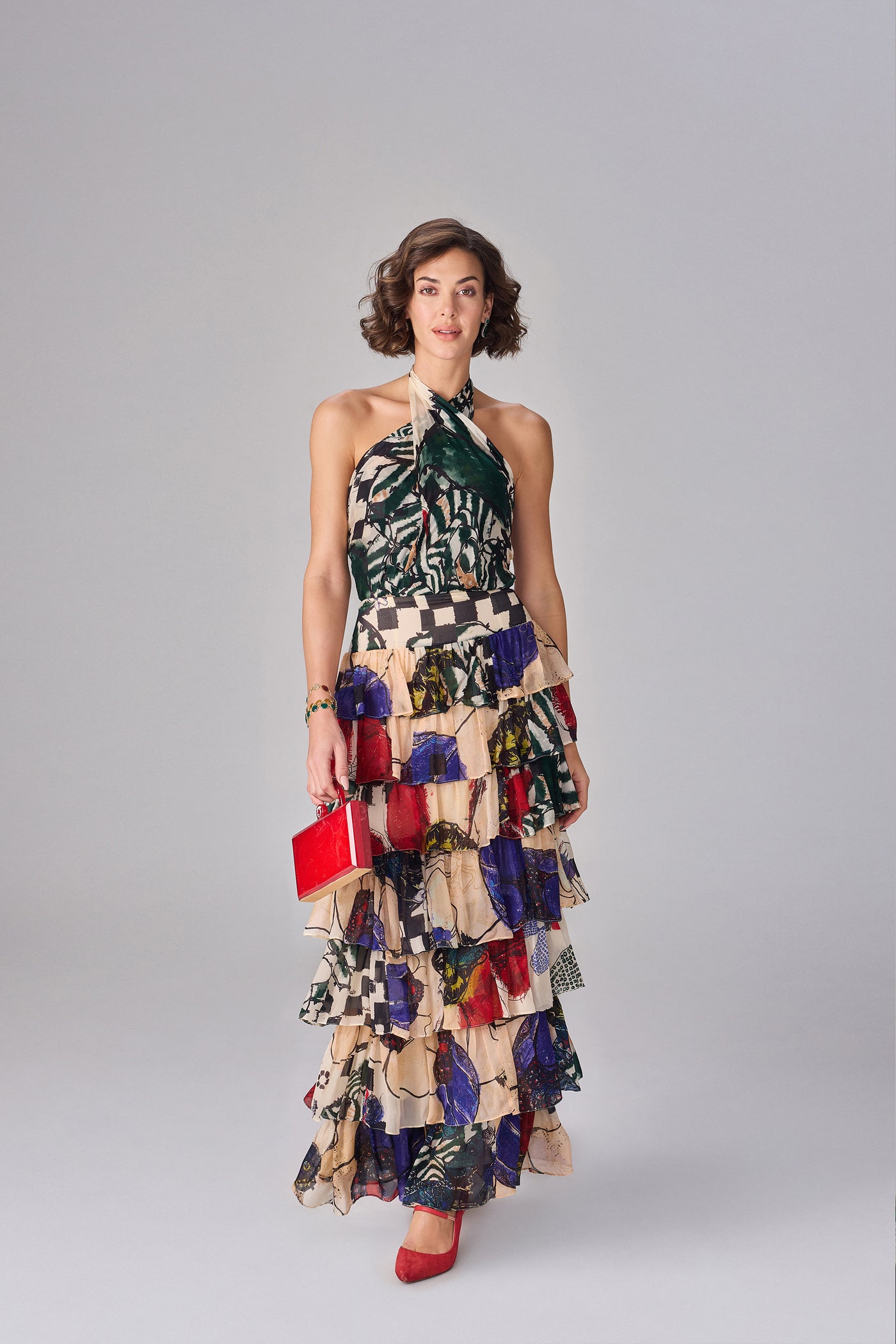 Saaksha & Kinni Etta Dress indian designer wear online shopping melange singapore