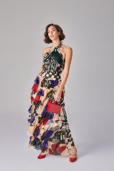 Saaksha & Kinni Etta Dress indian designer wear online shopping melange singapore