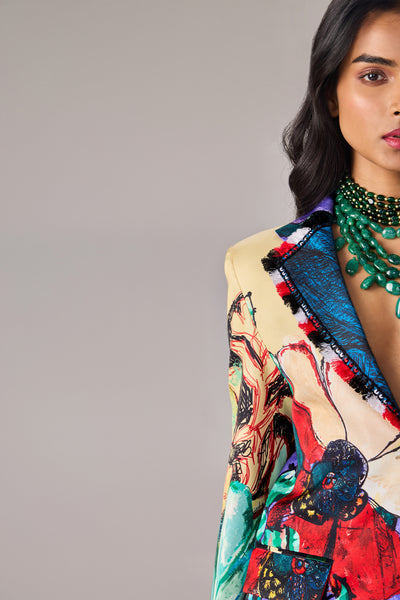 Saaksha & Kinni Evie Blazer indian designer wear online shopping melange singapore