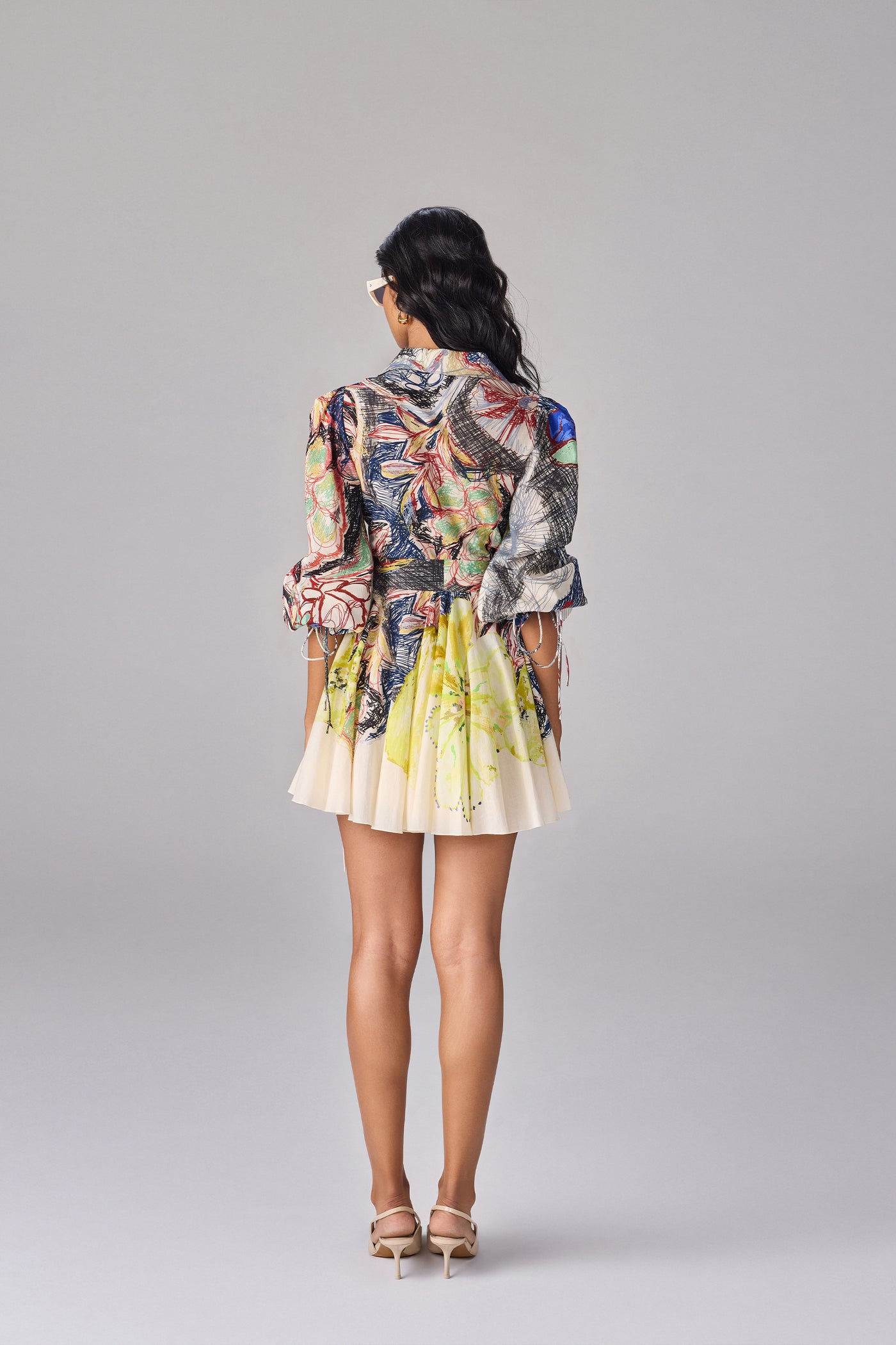 Saaksha & Kinni Faye Dress Multi indian designer wear online shopping melange singapore