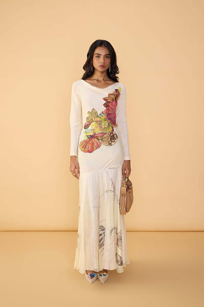 Saaksha & Kinni Fiona Dress indian designer wear online shopping melange singapore 