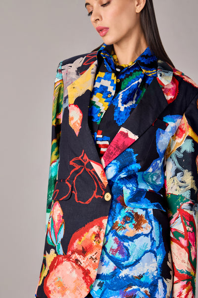 Saaksha & Kinni Gaia Blazer indian designer wear online shopping melange singapore