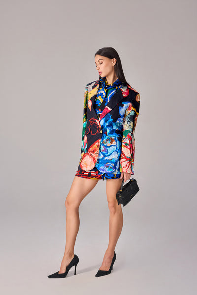 Saaksha & Kinni Gaia Blazer indian designer wear online shopping melange singapore