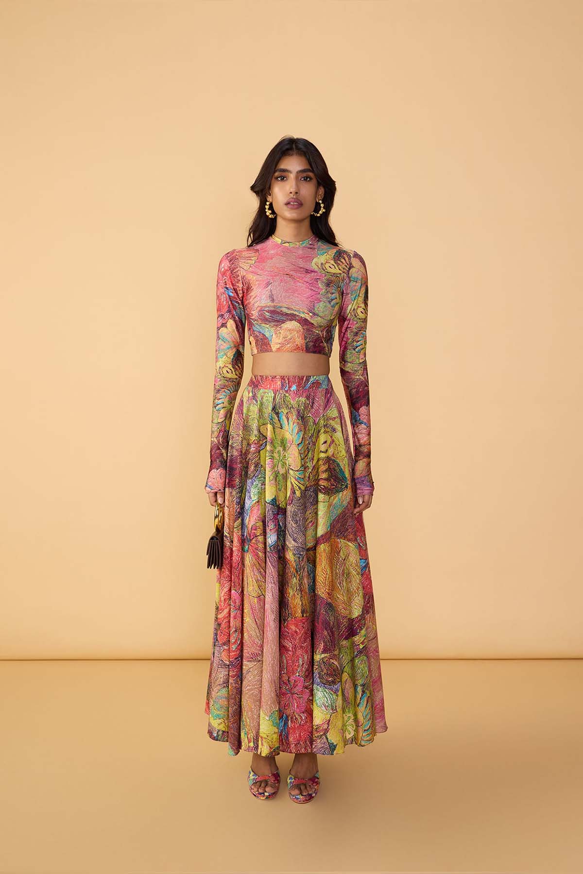 Saaksha & Kinni Gigi Blouse Multi indian designer wear online shopping melange singapore 