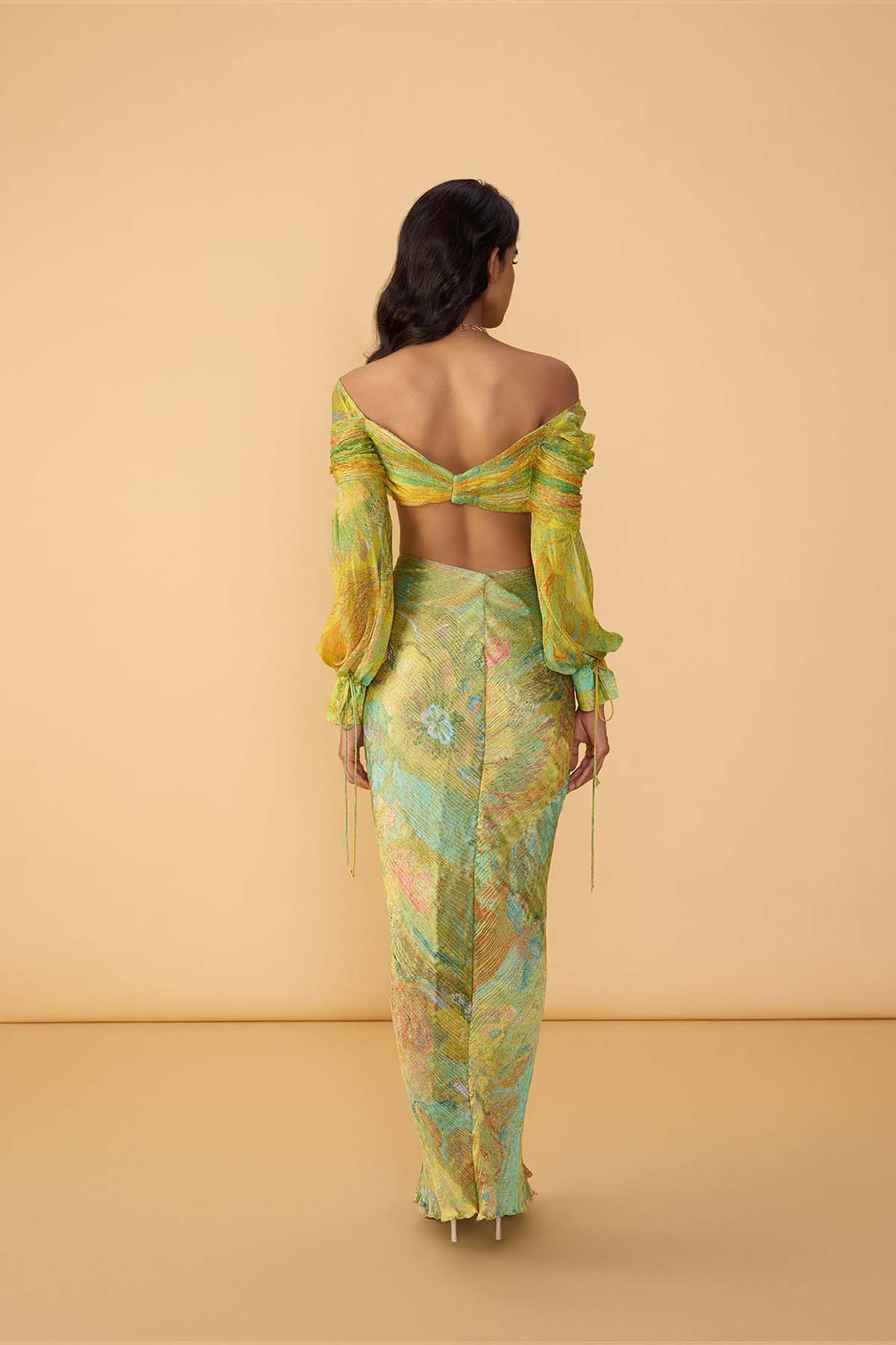 
Saaksha & Kinni Gigi Skirt indian designer wear online shopping melange singapore 
