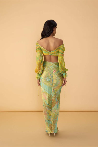 
Saaksha & Kinni Gigi Skirt indian designer wear online shopping melange singapore 
