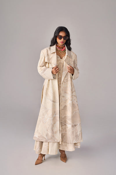 Saaksha & Kinni Harper Trench indian designer wear online shopping melange singapore
