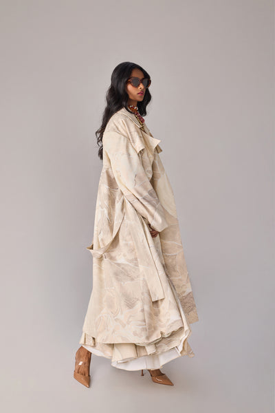 Saaksha & Kinni Harper Trench indian designer wear online shopping melange singapore
