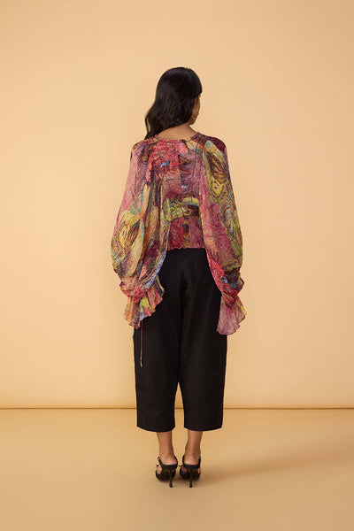 Saaksha & Kinni Heather Blouse indian designer wear online shopping melange singapore 