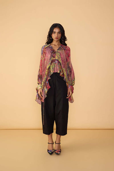 Saaksha & Kinni Heather Blouse indian designer wear online shopping melange singapore 