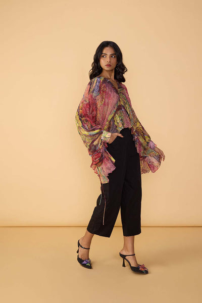 Saaksha & Kinni Heather Blouse indian designer wear online shopping melange singapore 