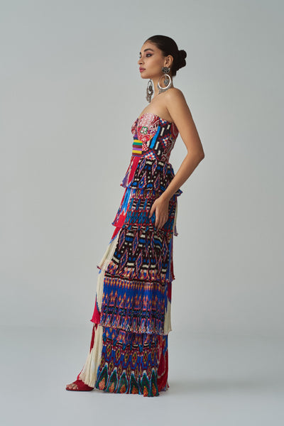 Saaksha & Kinni Helena Dress indian designer wear online shopping melange singapore