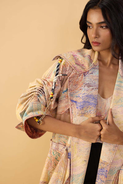 Saaksha & Kinni Ivana Camisole Multi indian designer wear online shopping melange singapore 
