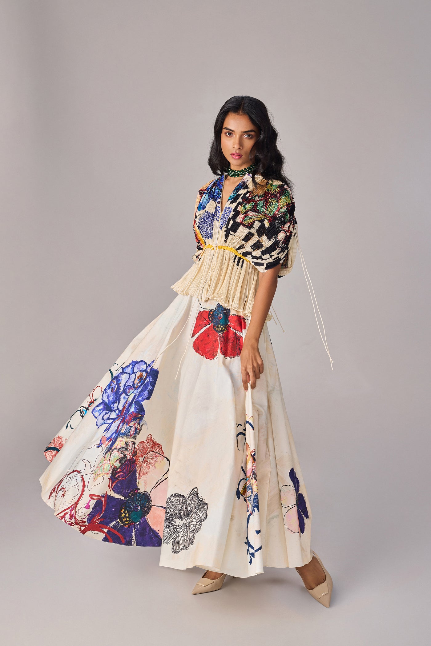 Saaksha & Kinni Jane Skirt indian designer wear online shopping melange singapore
