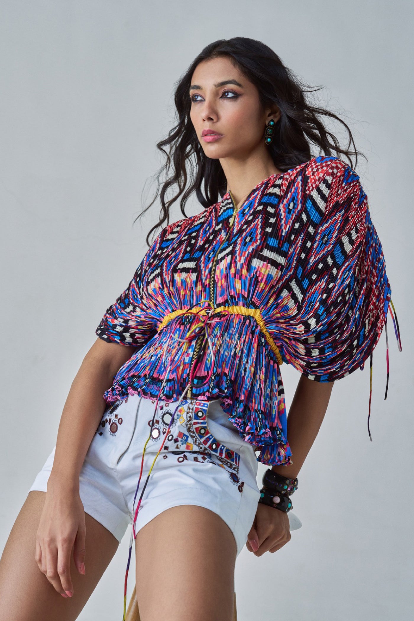 Saaksha & Kinni Jasmine Blouse indian designer wear online shopping melange singapore