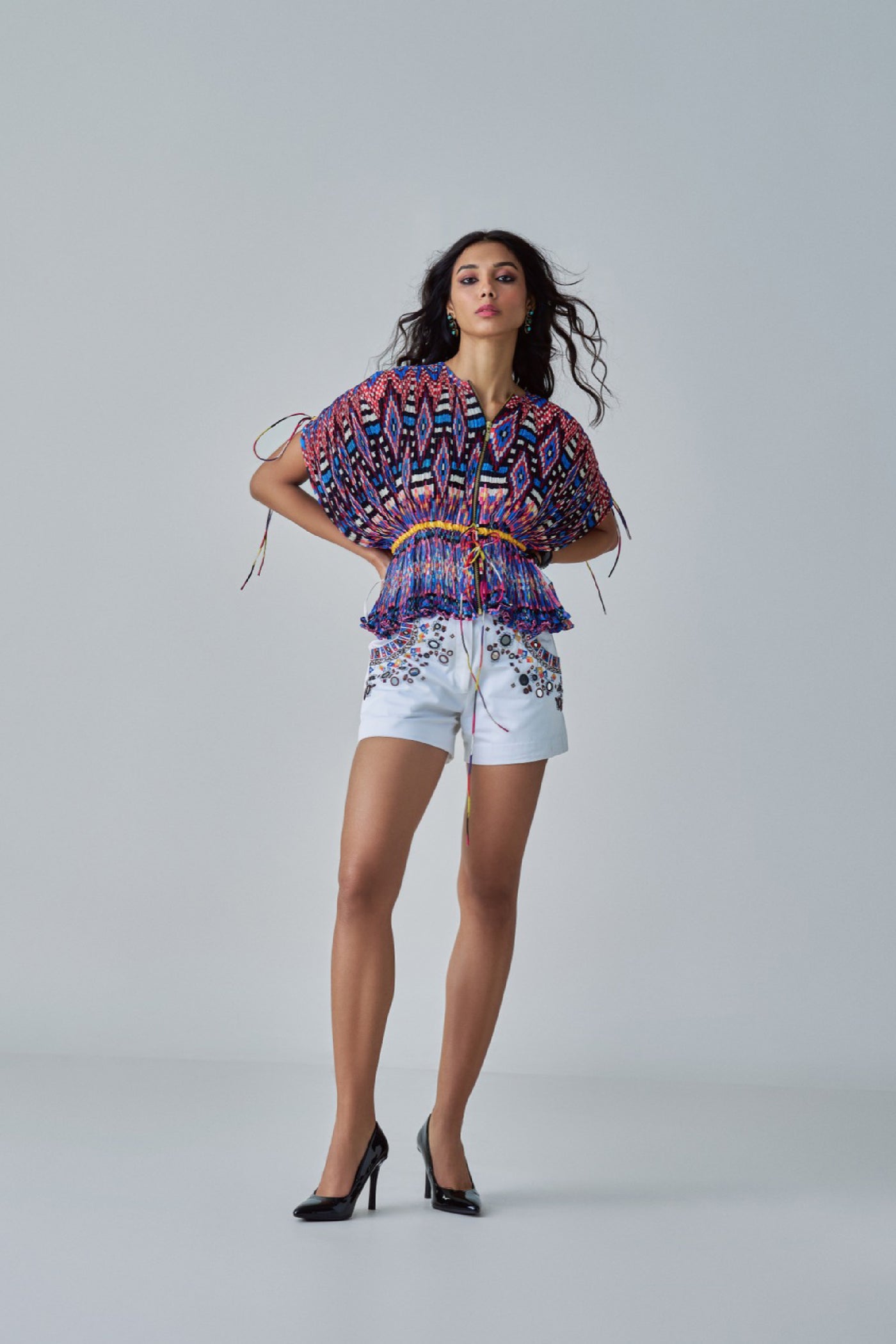 Saaksha & Kinni Jasmine Blouse indian designer wear online shopping melange singapore