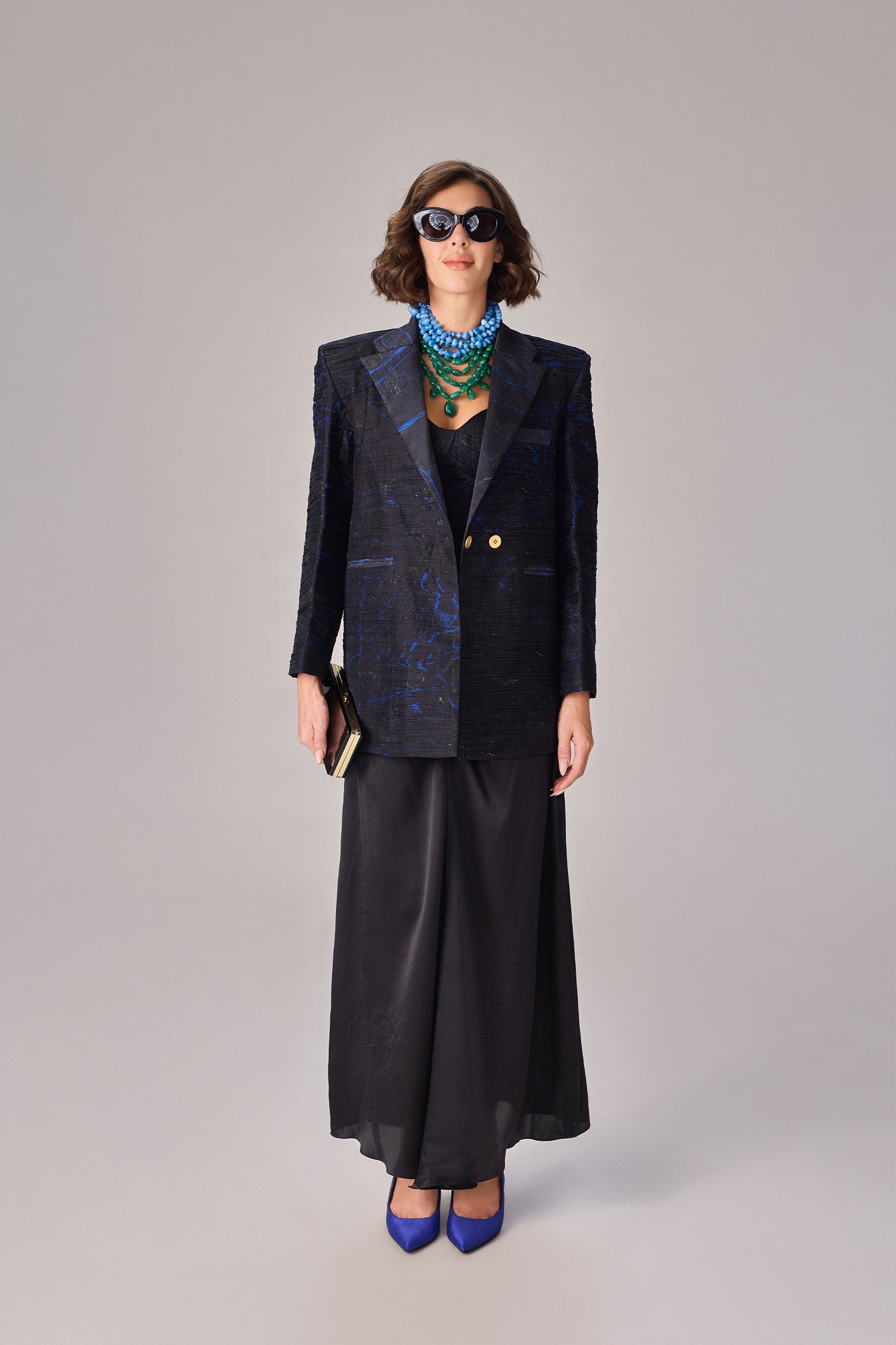 Saaksha & Kinni Kellie Blazer indian designer wear online shopping melange singapore
