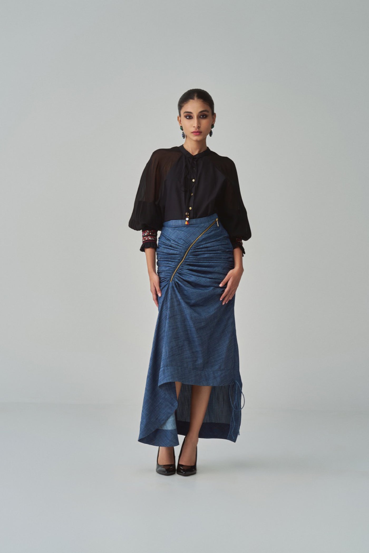 Saaksha & Kinni Kesha Skirt indian designer wear online shopping melange singapore