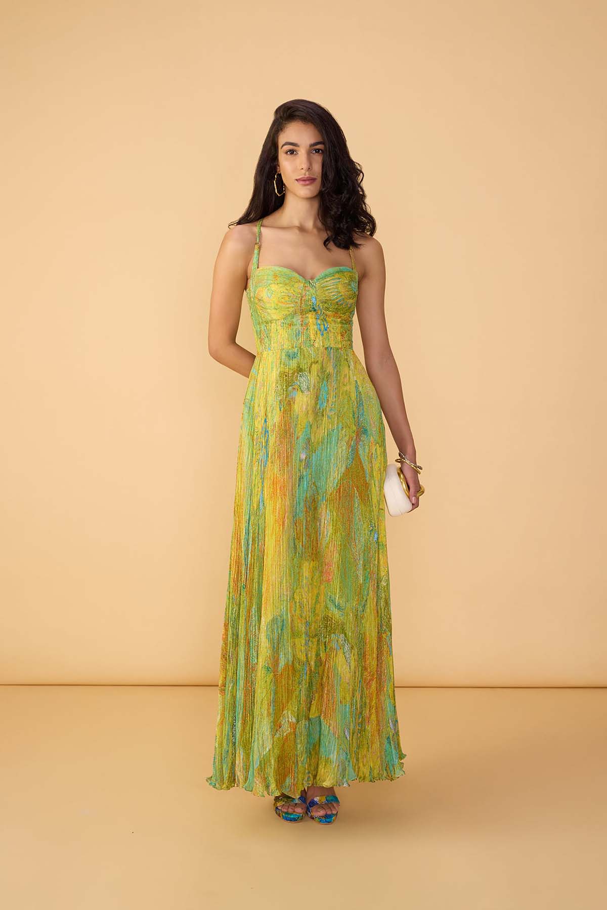 Saaksha & Kinni Kiara Dress Multi indian designer wear online shopping melange singapore 