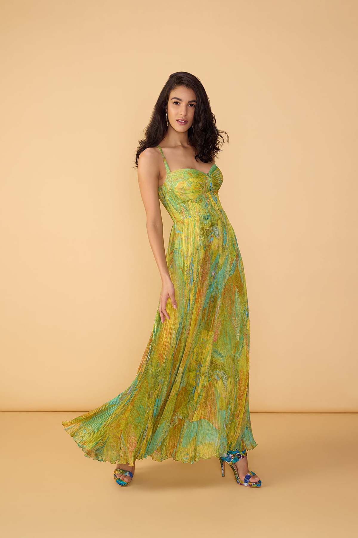 Saaksha & Kinni Kiara Dress Multi indian designer wear online shopping melange singapore 