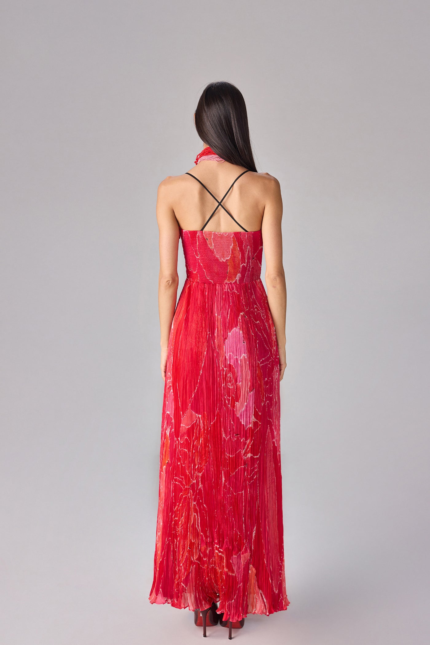 Saaksha & Kinni Kiara Dress Pink indian designer wear online shopping melange singapore