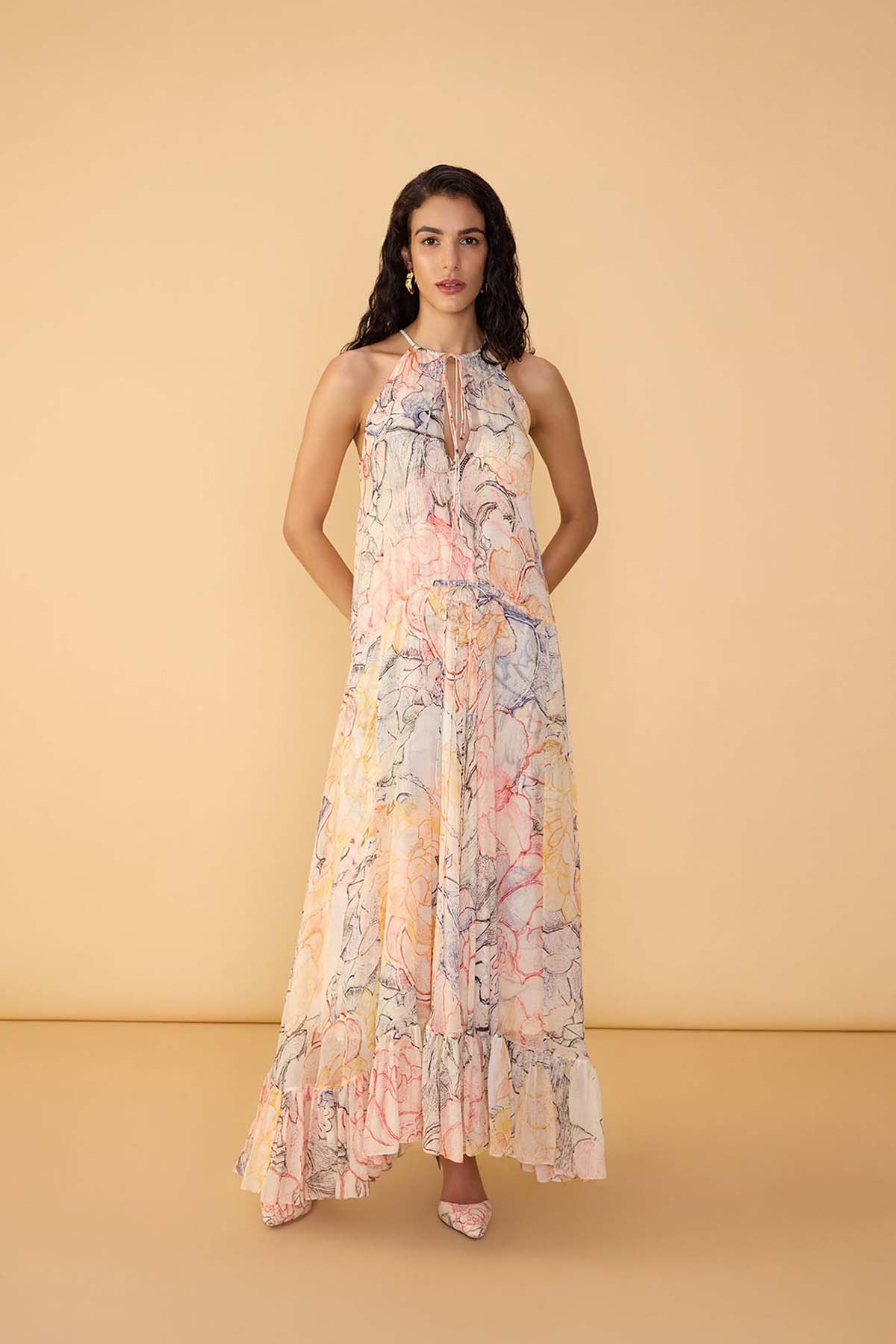 Saaksha & Kinni Kimiko Dress indian designer wear online shopping melange singapore 