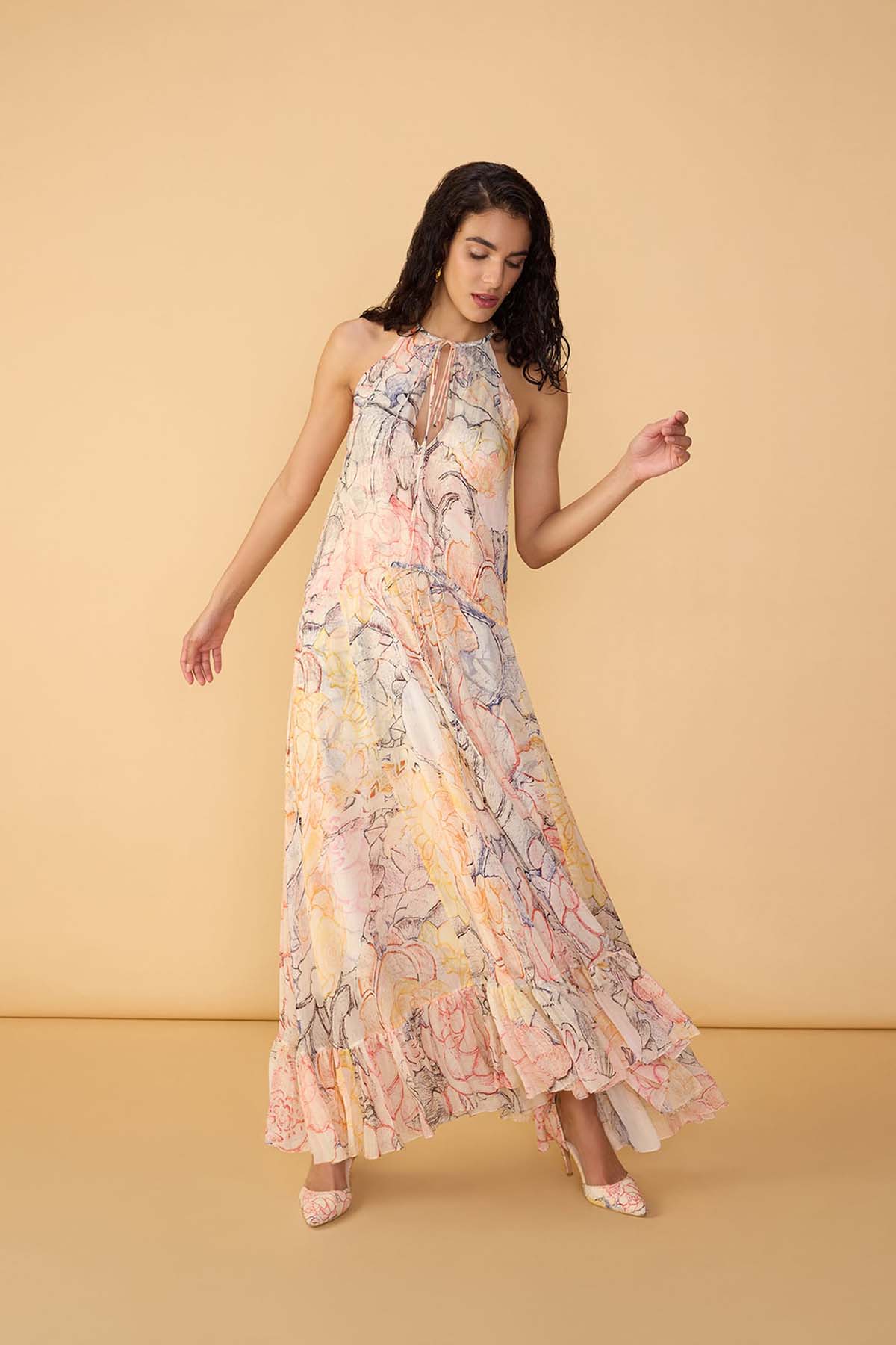 Saaksha & Kinni Kimiko Dress indian designer wear online shopping melange singapore 