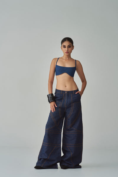 Saaksha & Kinni Lara Jeans indian designer wear online shopping melange singapore