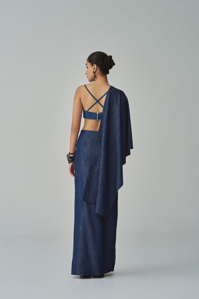 Saaksha & Kinni Lara Sari indian designer wear online shopping melange singapore