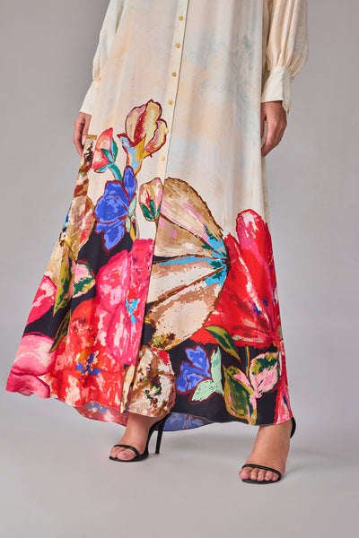 Saaksha & Kinni Lexi Shirt Dress indian designer wear online shopping melange singapore