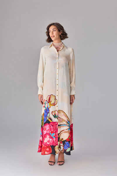 Saaksha & Kinni Lexi Shirt Dress indian designer wear online shopping melange singapore
