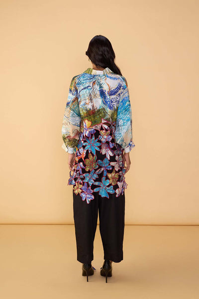 Saaksha & Kinni Loly Trousers Black indian designer wear online shopping melange singapore 