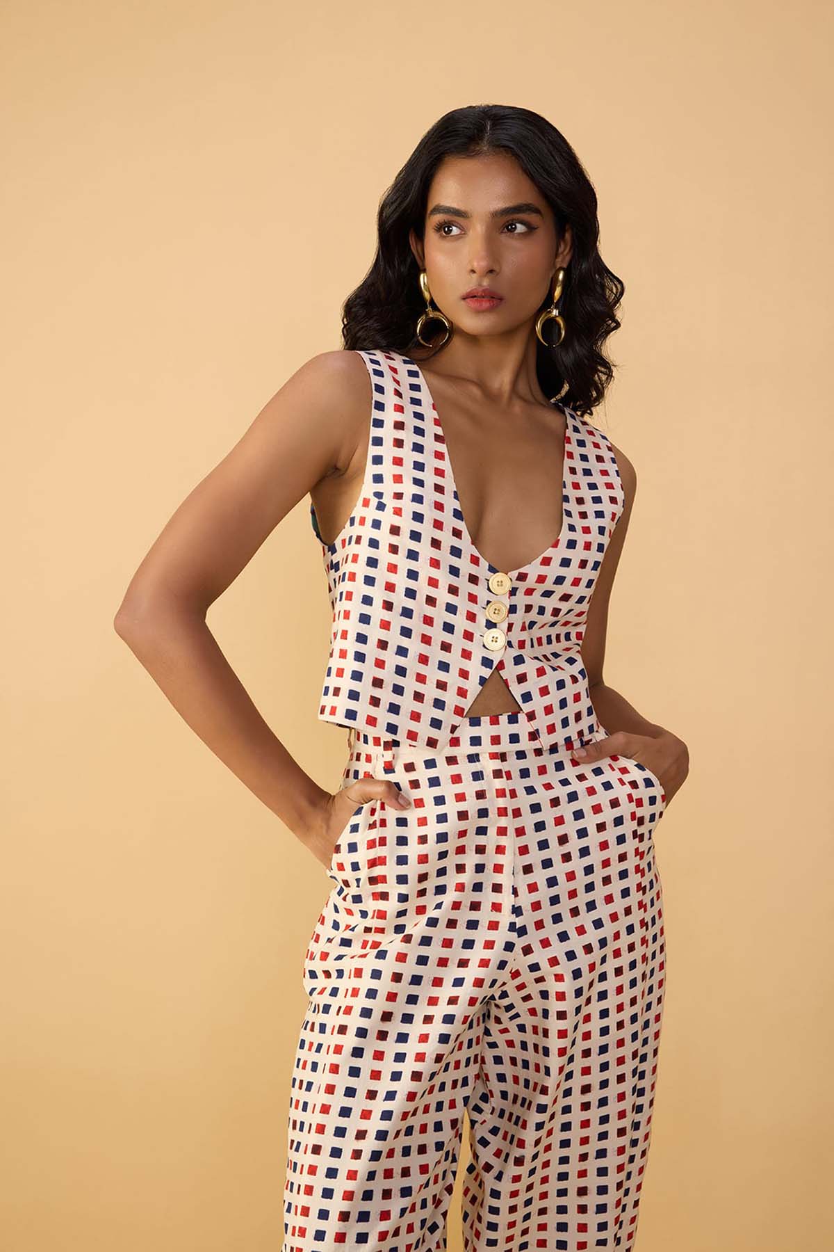 Saaksha & Kinni Loly Trousers indian designer wear online shopping melange singapore 