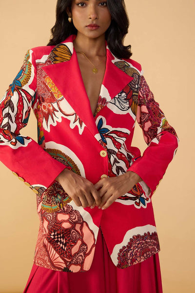 Saaksha & Kinni Mac Blazer indian designer wear online shopping melange singapore 