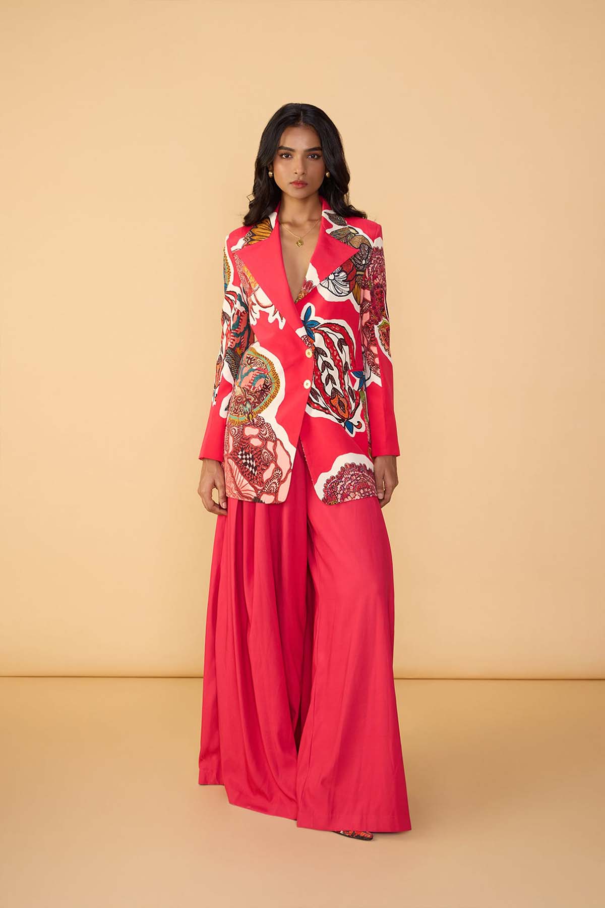 Saaksha & Kinni Mac Blazer indian designer wear online shopping melange singapore 