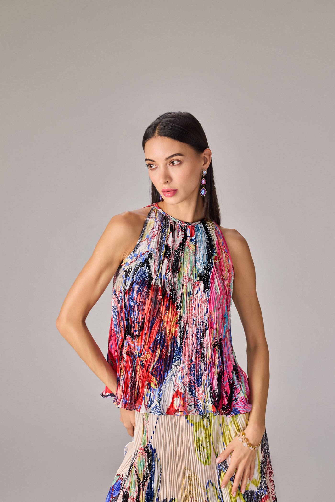 Saaksha & Kinni Maisy Blouse indian designer wear online shopping melange singapore
