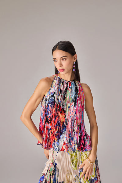 Saaksha & Kinni Maisy Blouse indian designer wear online shopping melange singapore
