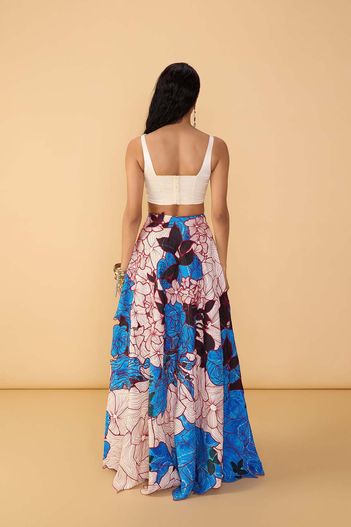 Saaksha & Kinni Malaika Bustier indian designer wear online shopping melange singapore 